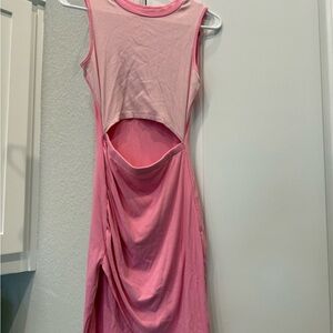 Fun Pink Sleeveless Dress